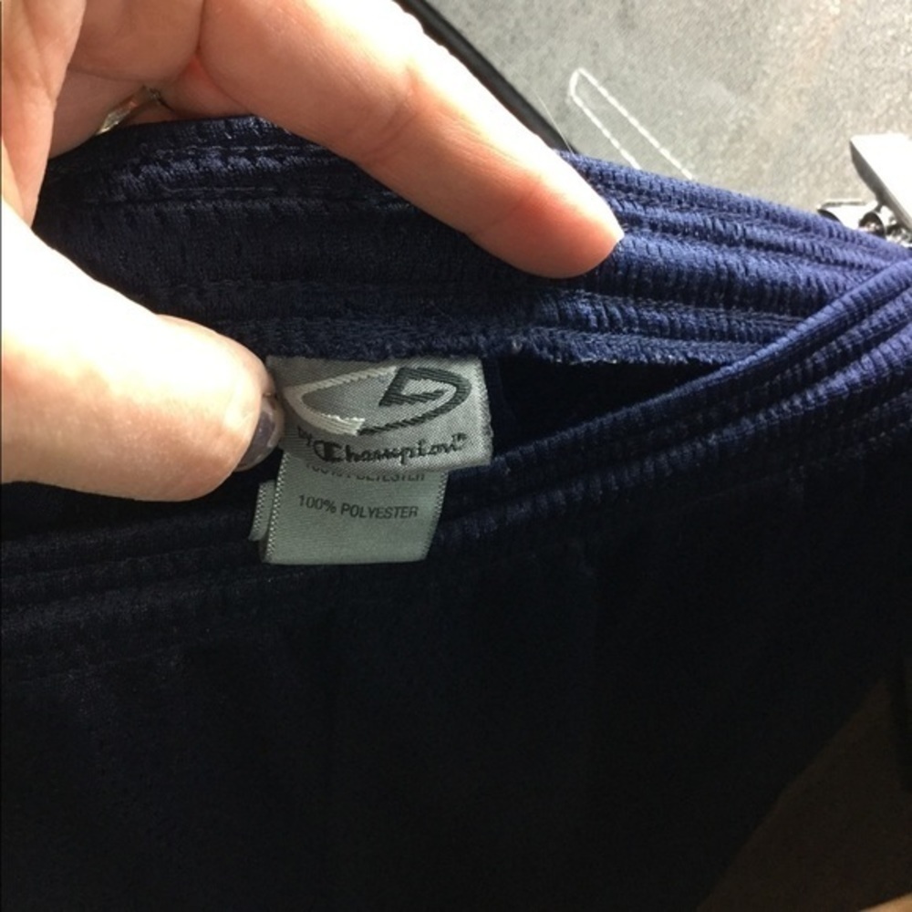 Champion mesh athletic basketball shorts Medium Bermuda style elastic‎ waist - Picture 5 of 5
